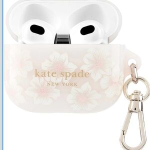 kate spade black and white AirPods 3rd Gen case graphic